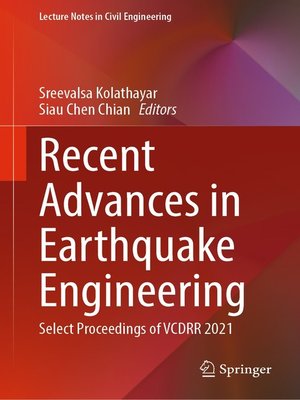 cover image of Recent Advances in Earthquake Engineering